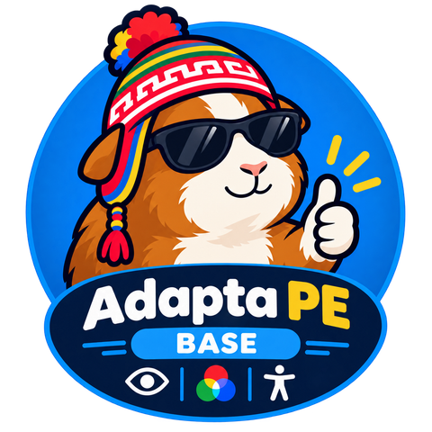 Mascota de Adapta PE
